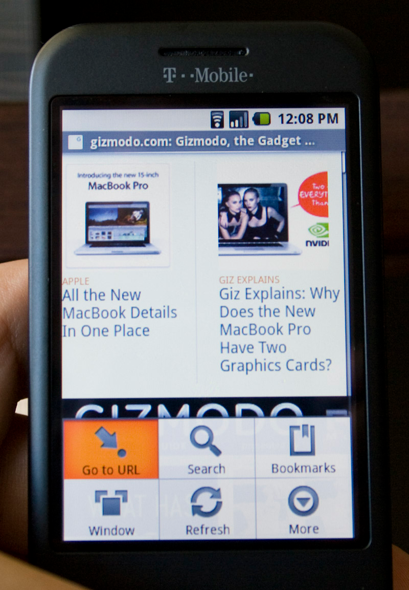 Illustration for article titled T-Mobile G1 Google Android Phone Review